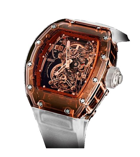 richard mille brown sapphire|richard mille clear watch.